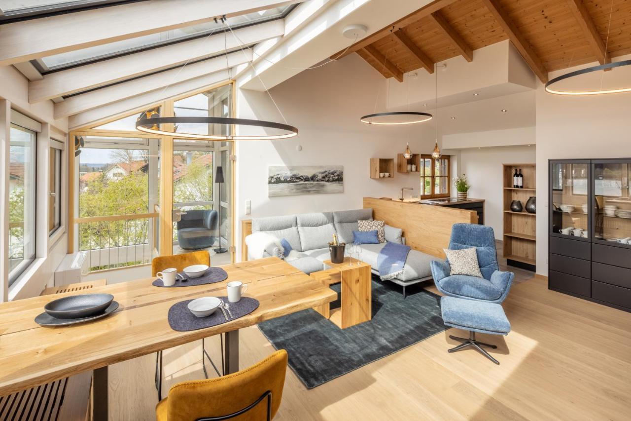 Stille X Weite - Hochwertige Wohnung Mit See-Panorama Kronburg Екстер'єр фото