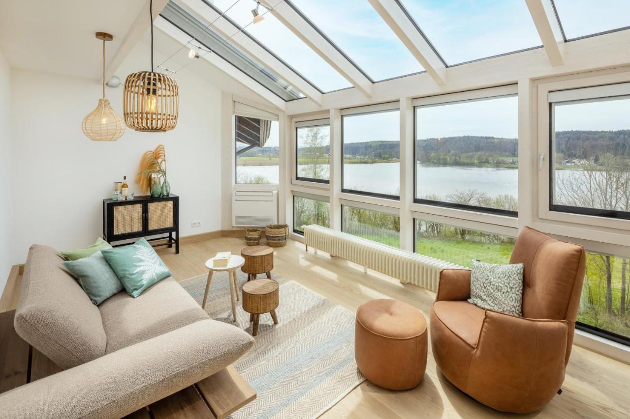 Stille X Weite - Hochwertige Wohnung Mit See-Panorama Kronburg Екстер'єр фото
